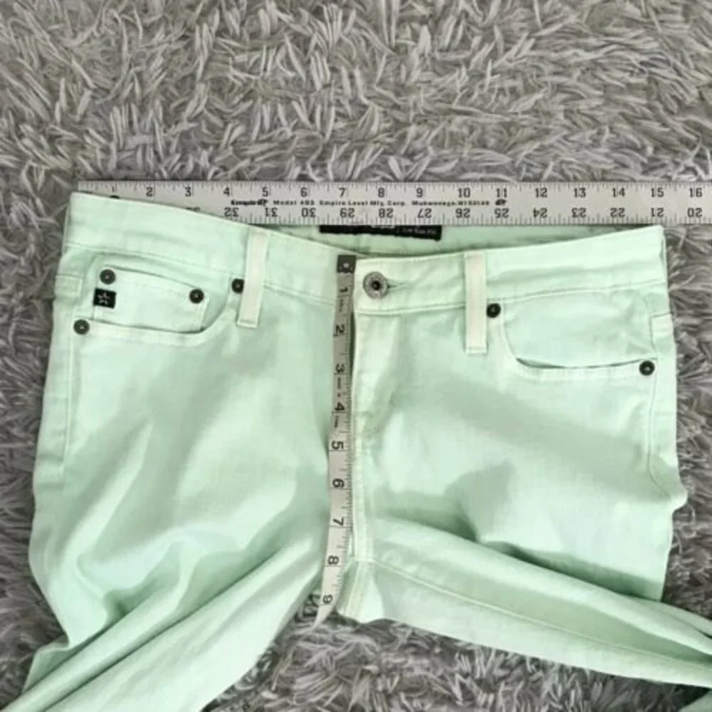 BIG STAR Remy Ankle‎ Skinny Jeans Sz 28 Stretch Mint Green MSRP $95